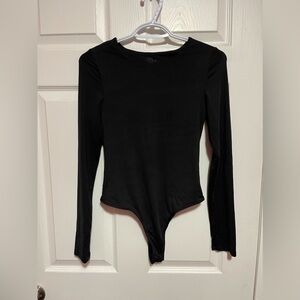 Black long sleeve body suit